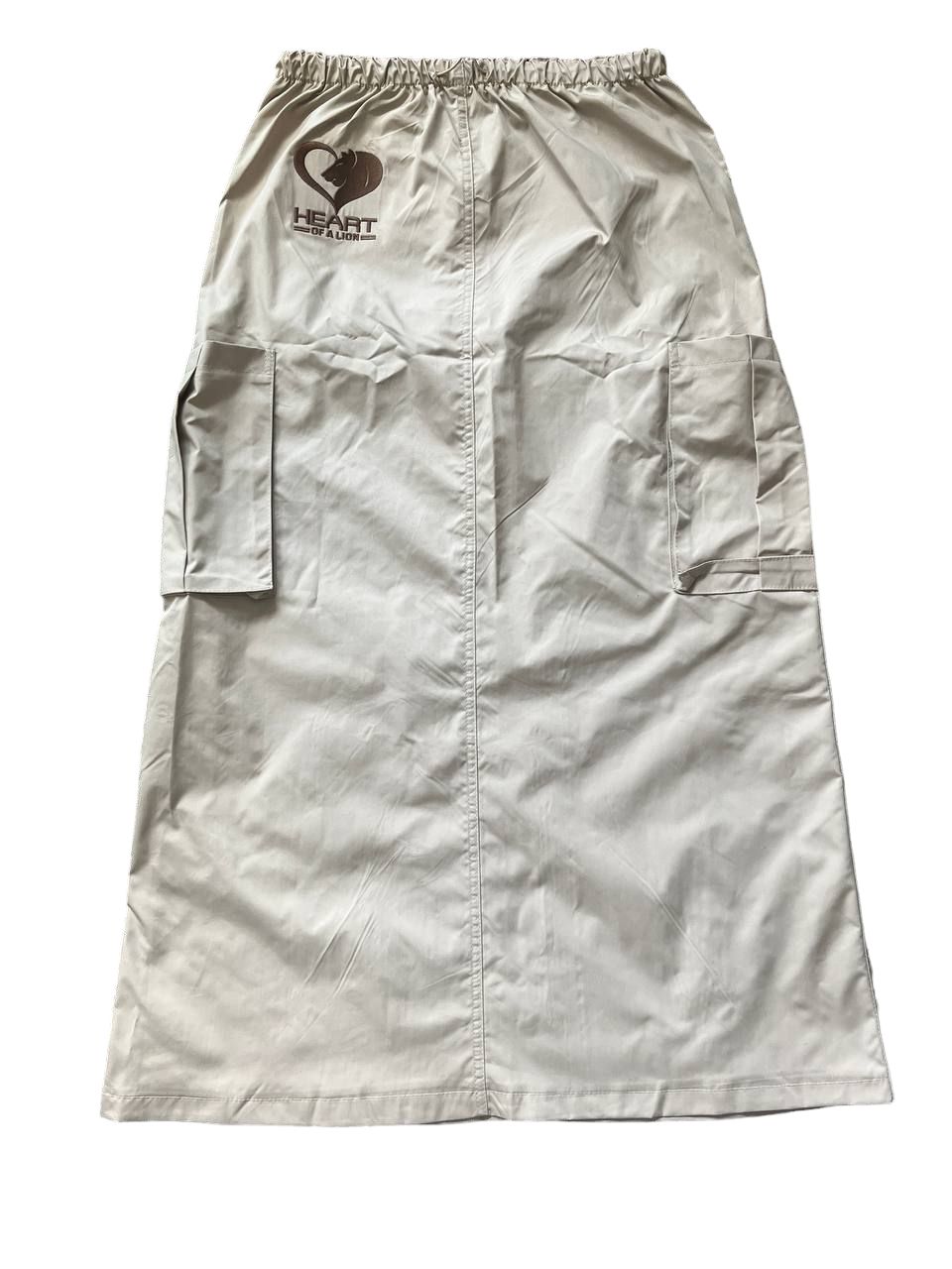 Heart Of A Lion Skirt Tan