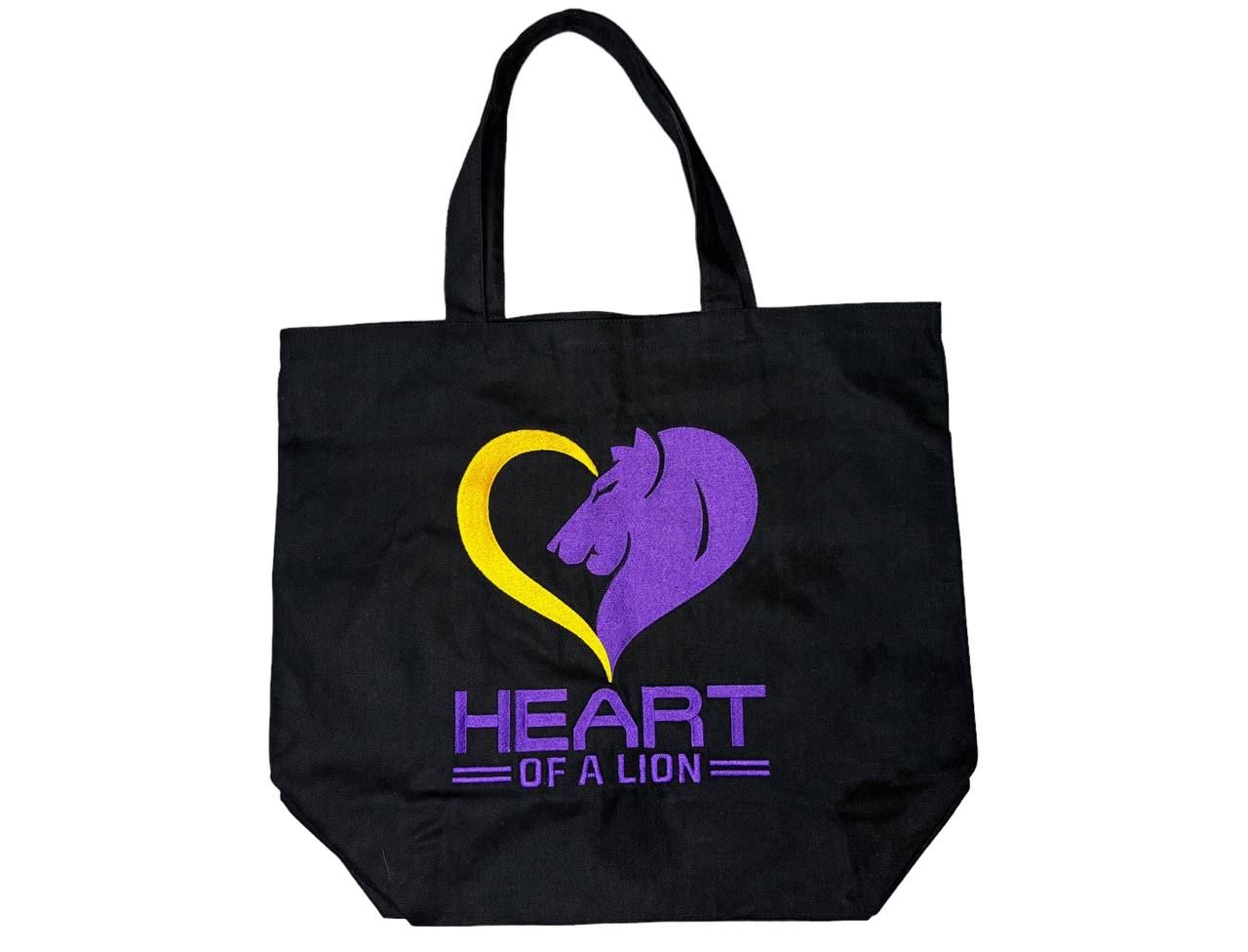Heart of a Lion Tote bag
