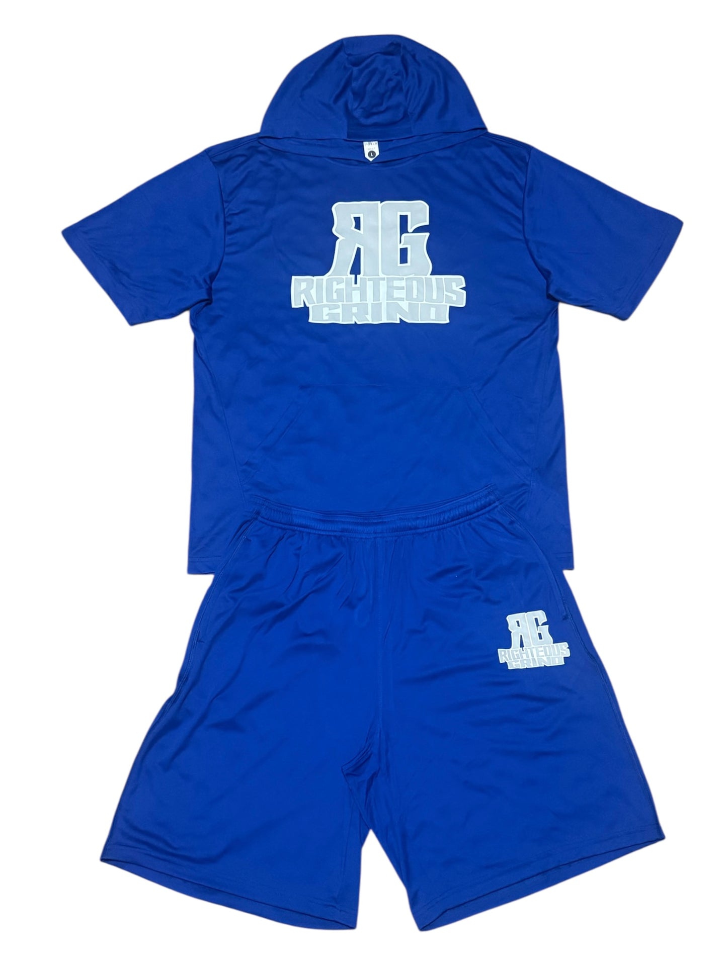 Righteous Grind Short Sleeve Dry Fit Hoodie Set