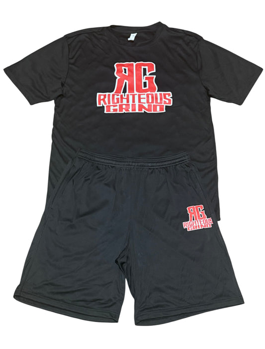 Righteous Grind Dry Fit Short Set